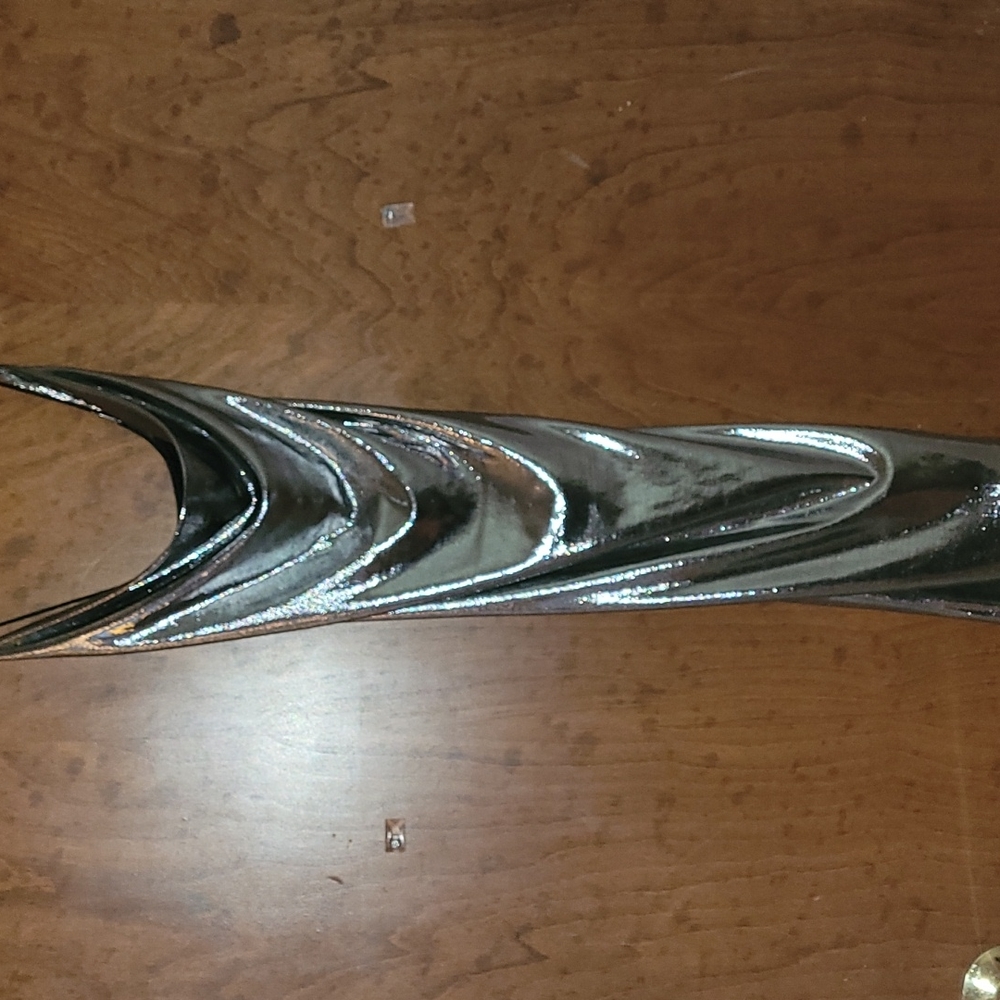 XS Divided H&M silver metallic dress